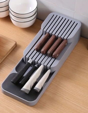 Organizator cutite pentru sertar, 2 nivele