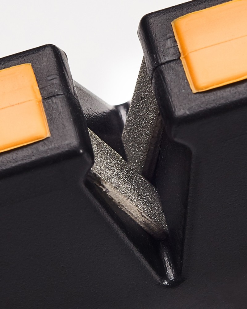 Ascutitor compact de buzunar SHARPI, otel diamantat si ceramica