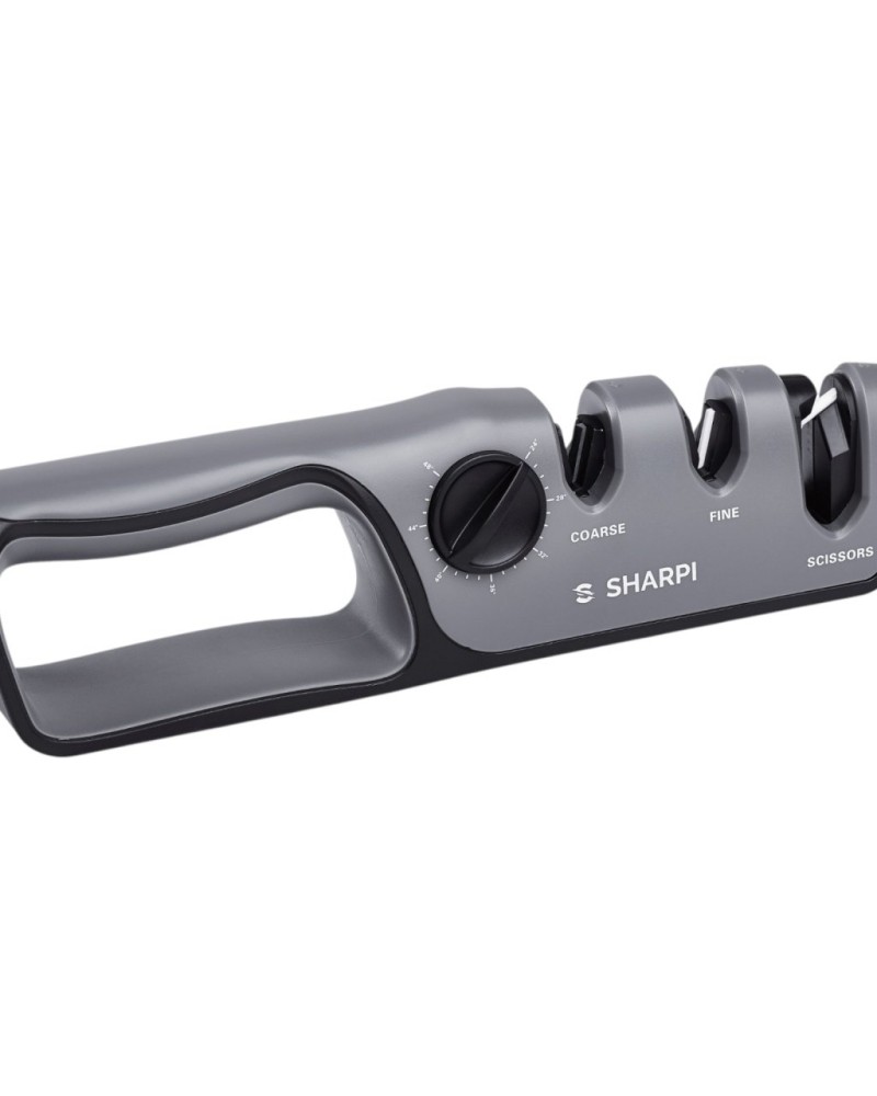 Ascutitor cutite si foarfeci cu unghi reglabil SHARPI, ascutire grosiera si fina
