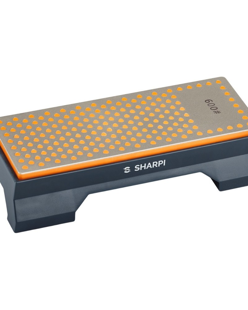 Ascutitor diamantat pentru cutite SHARPI, 2 granulatii ascutire 600/1000, grosiera si fina