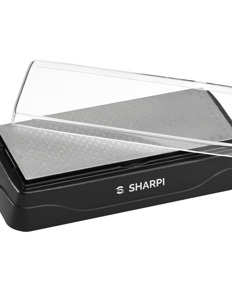 Ascutitor manual pentru cutite diamantat SHARPI, 2 granulatii 360/600, baza antialunecare