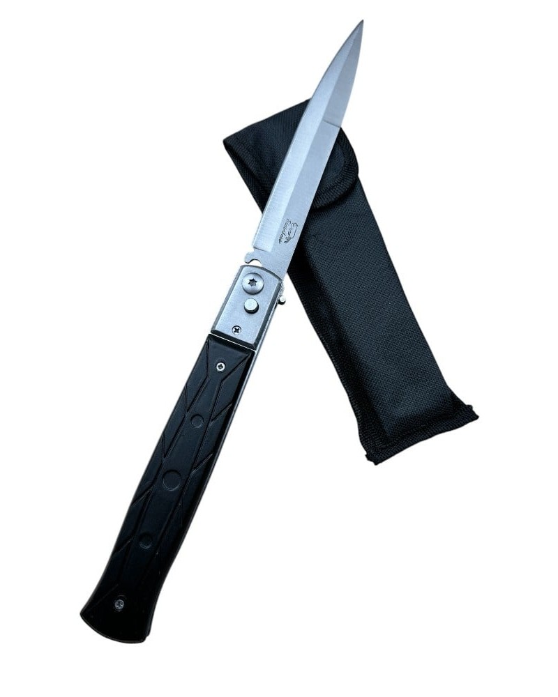 Briceag automat Boser Mark K01, lama 14 cm otel carbon, design modern si ergonomic, husa protectie inclusa