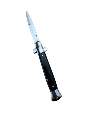 Briceag automat Pro-Tech Black CF440, lama otel inoxidabil 8 cm, sistem de blocare Bolster Lock