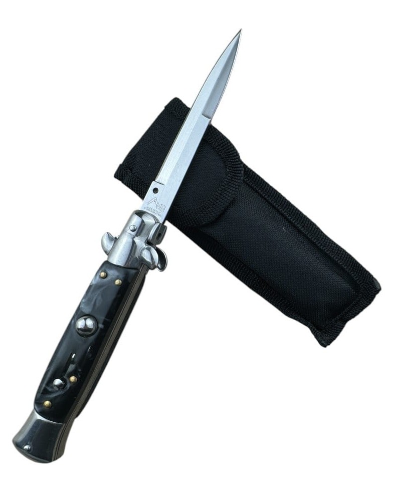 Briceag cu deschidere automata BlackEdge AKC023, lama 9.5 cm, maner ergonomic, husa protectie inclusa