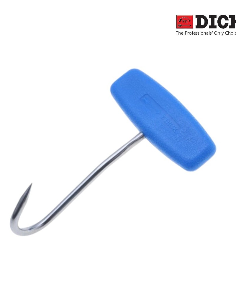 Carlig de mana cu maner din plastic, inox, F.Dick 9.0108.12pentru carne, F.Dick