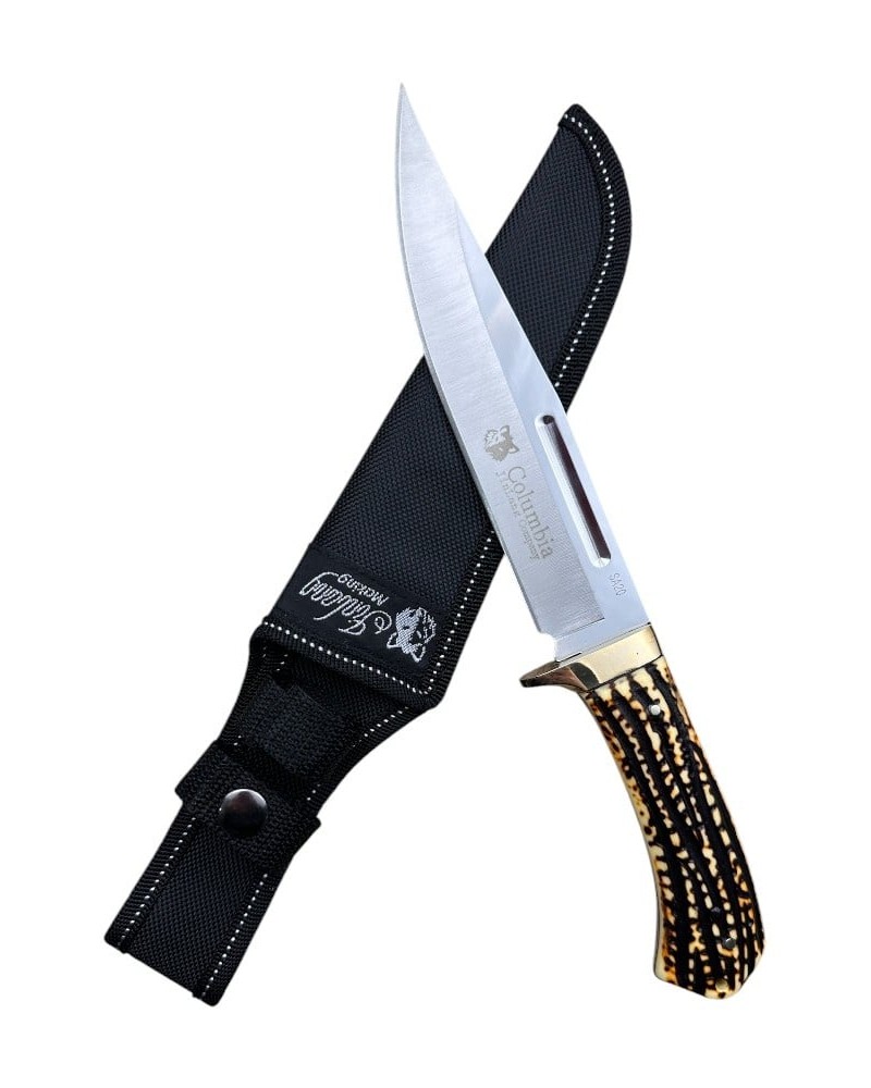 Cutit de vanatoare SA20 Columbia, lama fixa din otel inoxidabil, teaca de protectie inclusa