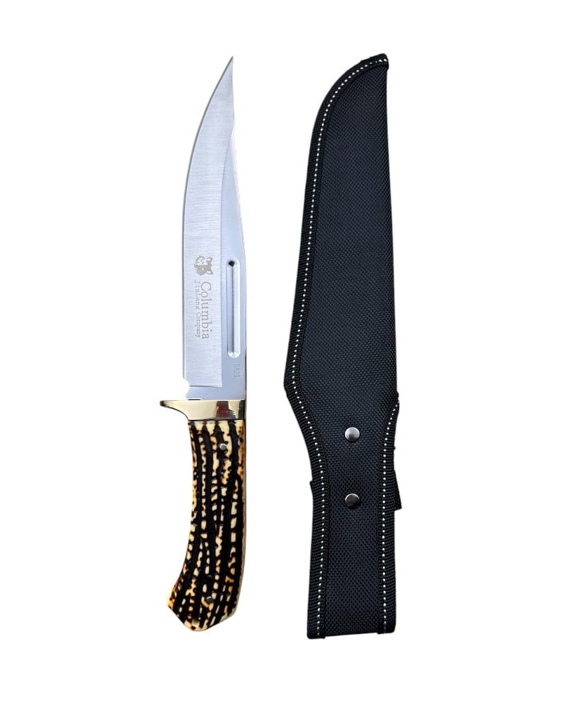 Cutit de vanatoare SA20 Columbia, lama fixa din otel inoxidabil, teaca de protectie inclusa