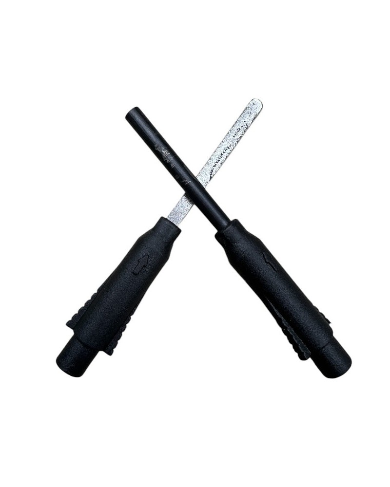 Cutit drumetie 405A, lama otel carbon, teaca cu fluier, busola si aprizator foc incluse