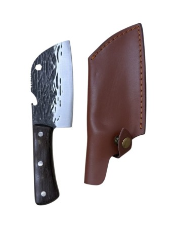 Cutit drumetie cu teaca din piele naturala 25513 KAVI ONE