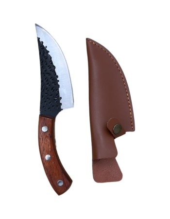 Cutit drumetie full tang in teaca piele 739 KAVI ONE