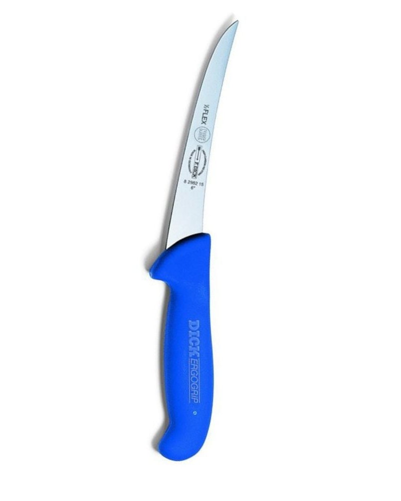 Cutit F.DICK profesional, pentru dezosat, lama curbata 13cm, semi-flexibila, 8.2982.13