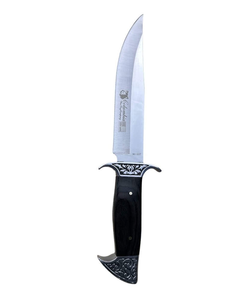 Cutit Hunter Columbia SABER G37, lama fixa otel inoxidabil, teaca protectie neagra