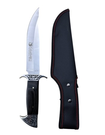 Cutit Hunter Columbia SABER G37, lama fixa otel inoxidabil, teaca protectie neagra