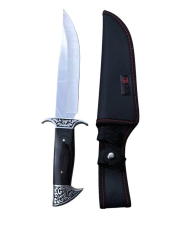 Cutit Hunter Columbia SABER G37, lama fixa otel inoxidabil, teaca protectie neagra