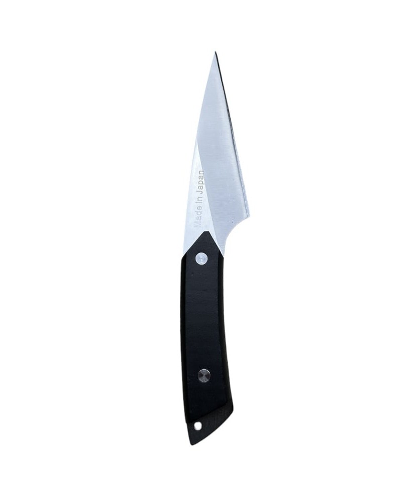 Cutit japonez, 26.5 cm, maner lemn negru, lama rigida