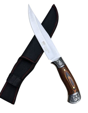 Cutit pentru drumetie Columbia SABER, lama 17 cm otel inoxidabil, teaca protectie inclusa