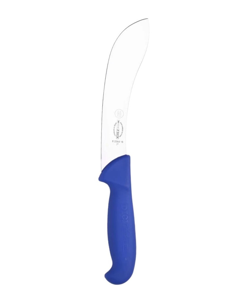 Cutit pentru jupuit F.Dick ERGOGRIP, lama curbata si rigida 18 cm, 8.2264.18