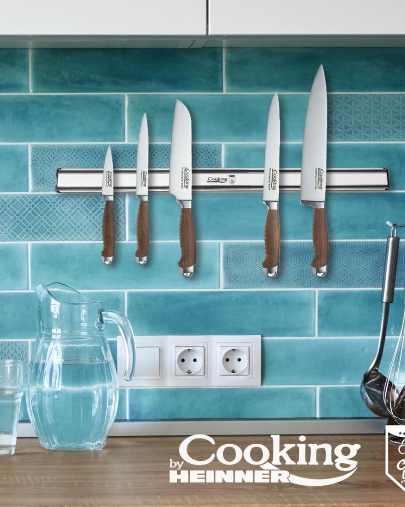 Suport magnetic de cutite 61.5 cm, aluminiu, Cooking by Heinner