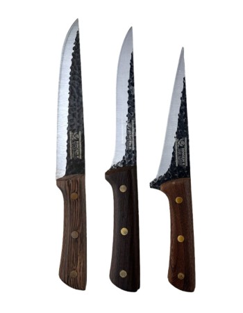 Set 3 cutite cu maner din lemn, RINGEN K.